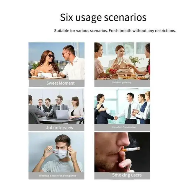 Alt view image 2 of 6 - Bad Breath Detector Oral Hygiene Condition Tester Oral Odor Freshening Detector Odor Monitor for Bad Detection
