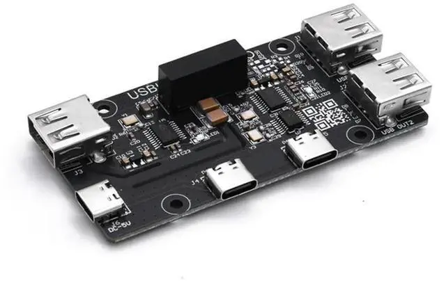 Alt view image 2 of 6 - USB HUB USB2.0 4-Port USB Expansion Board Module 1-to-4 Port Isolator High-Speed 480Mbps Plug and Play