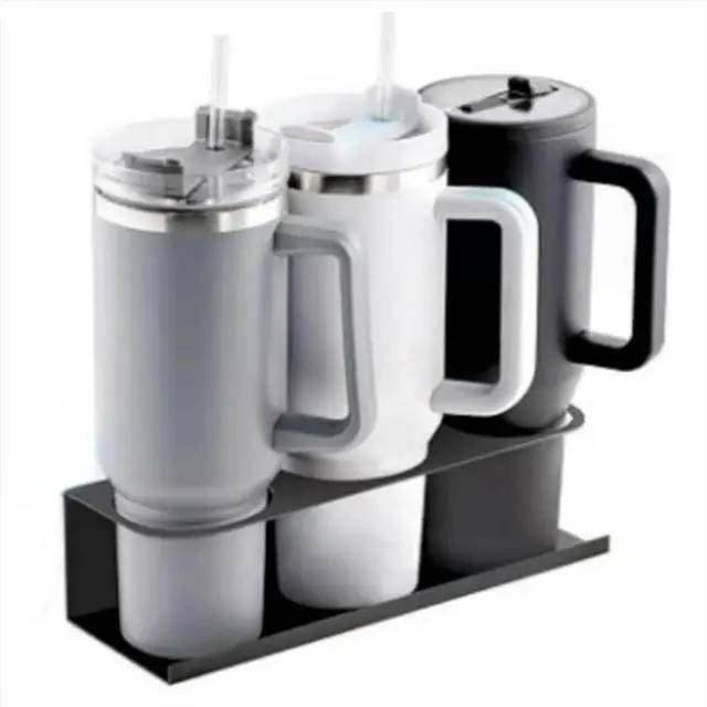 Alt view image 2 of 6 - Cup Holder for Stanley 30/40 Oz Tumbler, Magnetic Cup Organizer Holder for Fridge, Stanley Cup Accessories 1 Pack