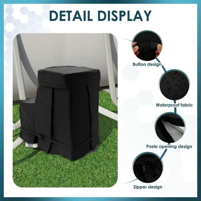 Alt view image 2 of 6 - Pool Pump Cover Waterproof Lid Pool Pump Cover Pool Pump Cover for Filter Pump
