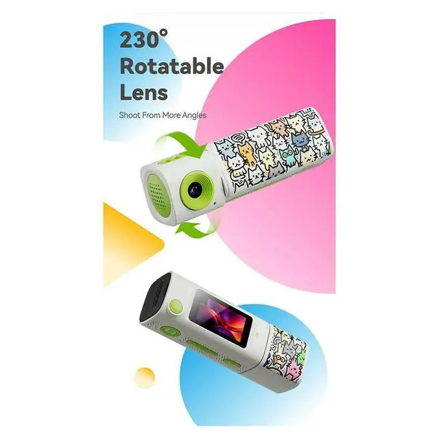 Alt view image 2 of 3 - 2K Digital Mini Action Camera Thumb Keychain Camera Retro Video Recorder Pocket Small Camcorder Black
