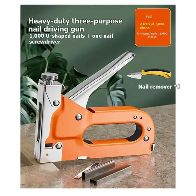 Alt view image 2 of 3 - Stapler Heavy Duty for Numerous Kinds of Projects Such As an Assortment of Things, House Wrap, Wiring, Flooring Etc