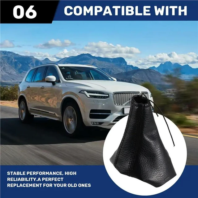 Alt view image 2 of 3 - Lever Shifter Protective Cover Transmission Lever Dust Cover Gear Shift Collars For VOLVO