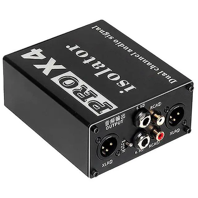 Alt view image 3 of 3 - PRO X4 Multi-function Dual Channel Audio Isolation Hum Eliminator Current Acoustic Noise Filter Remover
