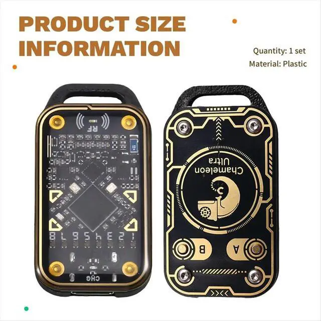 Alt view image 3 of 3 - Chameleon Ultra RFID Chip Reader Card Emulator NFC Duplicator 125Khz 13.56Mhz ID IC Card Decode