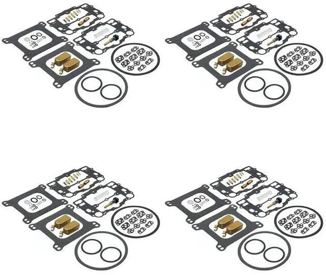 Main image of 4X Carburetor Rebuild Kit Fit For Edelbrock 1400 1404 1405 1406 1407 1409 1411 1477 For Carter AFB Automotive And Marine