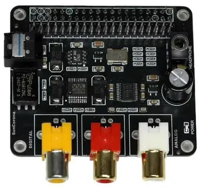 Main image of WM8804 Sound Card SPDIF Coaxial Optical Fiber Audio Output PCM5102 Decoding Board for Raspberry Pi Player