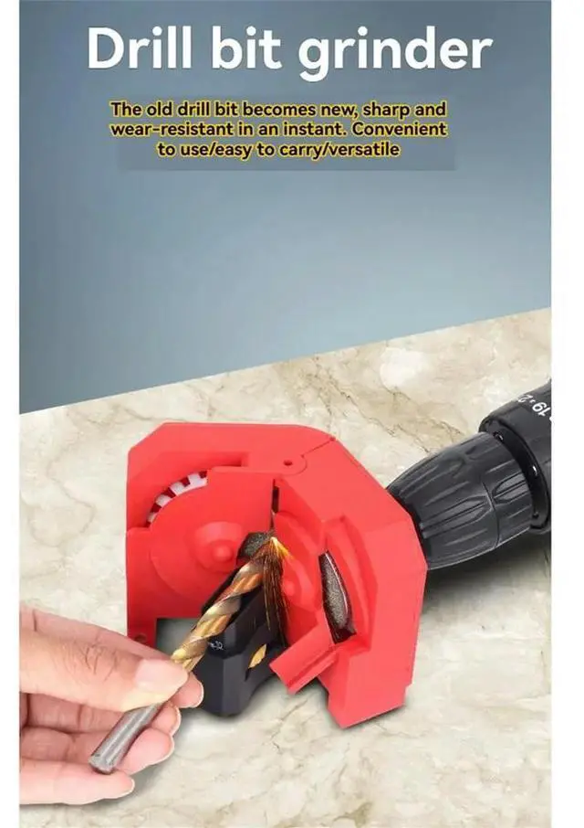 Main image of Adjust Angle Drill Bit Grinder,Drill Holder,Twist Drill Bit Grinder,Multipurpose Drill Bit Grinding Sharpener