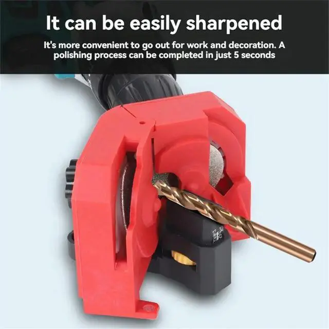 Alt view image 2 of 6 - Adjust Angle Drill Bit Grinder,Drill Holder,Twist Drill Bit Grinder,Multipurpose Drill Bit Grinding Sharpener