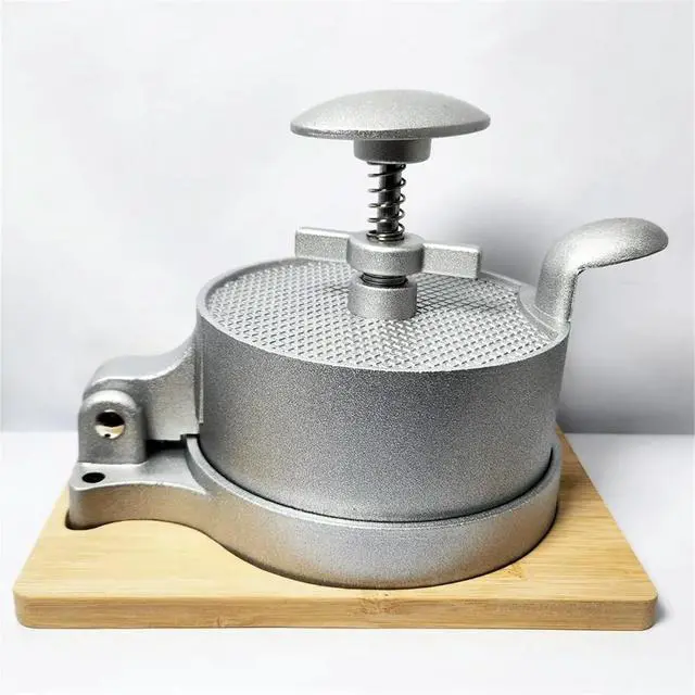 Alt view image 2 of 6 - Hamburger Press Patty Maker, Patty Press Makers, Adjustable Spring Burger Press, Push Plunger Hamburger Press Spring