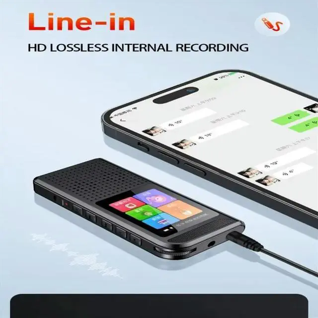 Main image of Denoise Mini PCM Audio Dictaphone 1536Kbps External Microphone Digital Voice-Activatcd USB Recorder 64G