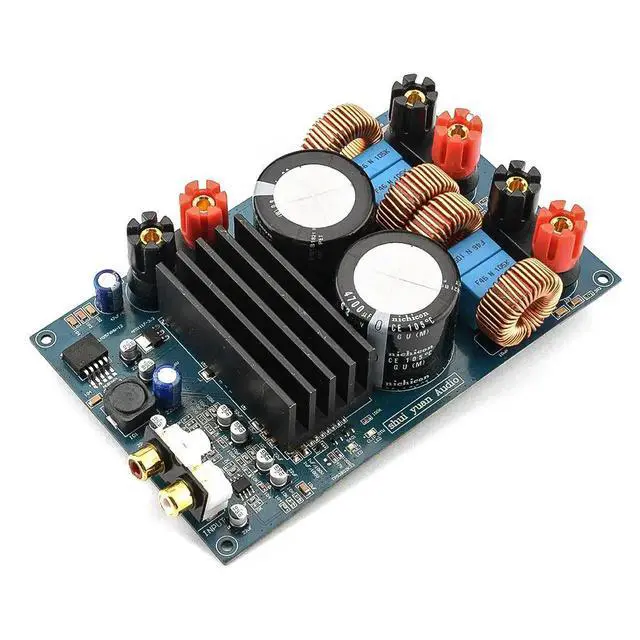 Alt view image 3 of 3 - 2 Channel Digital Power Amplifier Board TPA3255 300W+300W Class D Audio Amplifier Module DC 40-48V DIY HIFI Stereo Amp