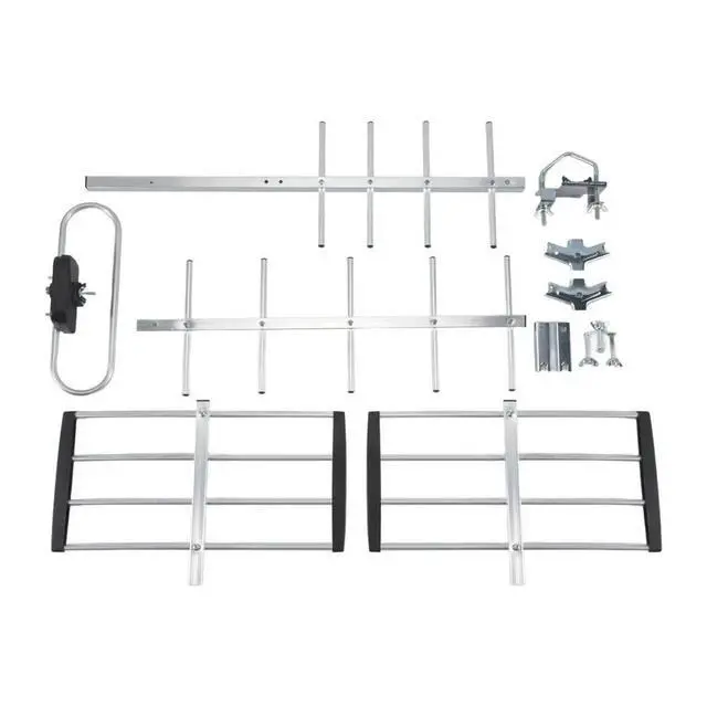 Alt view image 3 of 6 - Outdoor Digital High-Definition TV Antenna HD with Up to 200 Mile Range Attic or Roof TV Antenna Free 4K TV Channels