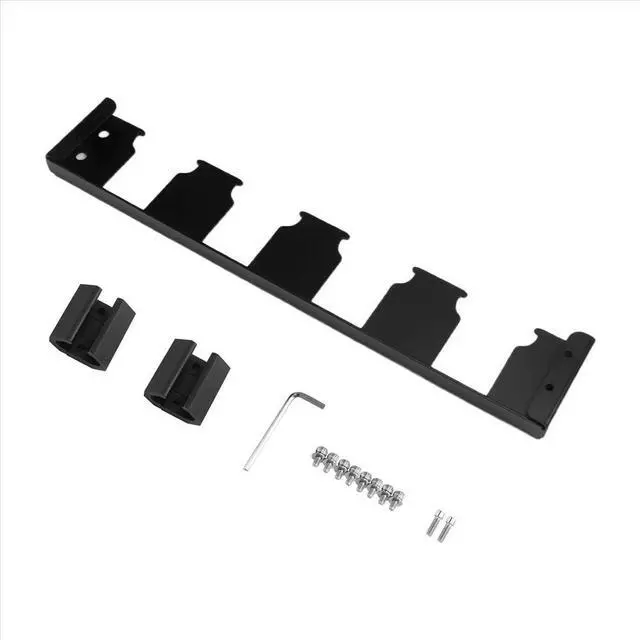 Alt view image 3 of 6 - 4 Slots Holder Toolbox Expansion Holder Bracket Effortless Side Bracket Black