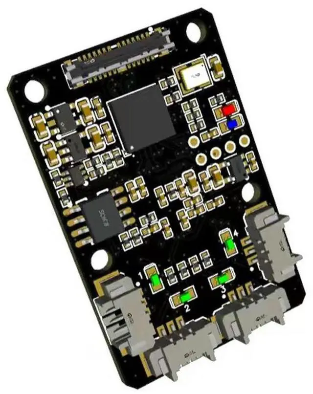 Main image of 1PCS For /Vista Air Unit 4-Channel Analog-to-Digital System Module Support CVBS Signal Sources Compatible with Goggles