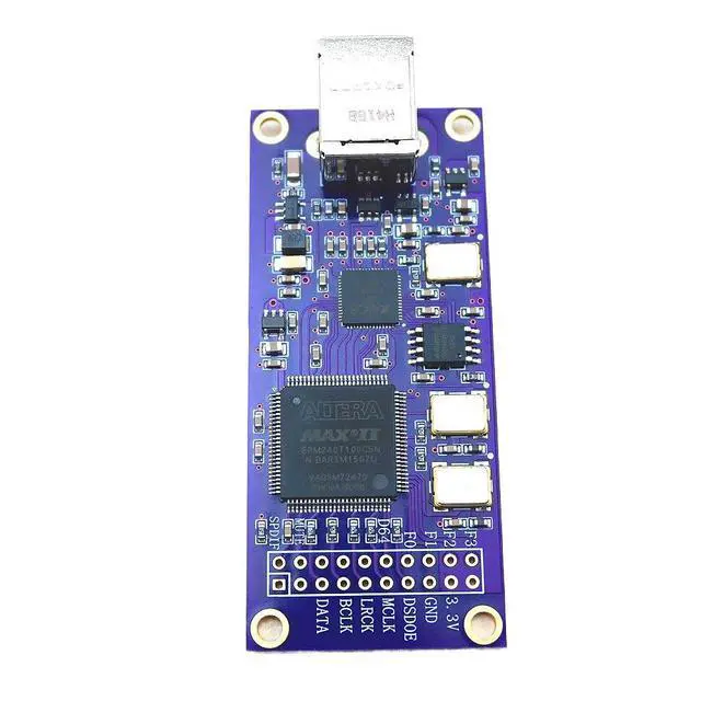 Alt view image 2 of 3 - XMOS XU316 CPLD USB Digital Interfac 768K DSD512 Compatibility Amanero USB Card