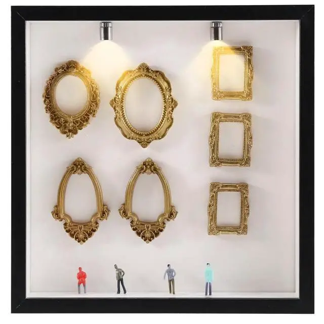 Alt view image 3 of 5 - DIY Mini Museum Silhouette Box - Celebrate Your Special Memories in Style, for Valentine'S Day Gifts, Mini Museum Frames