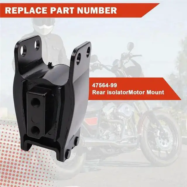 Alt view image 2 of 3 - 47564-99 Rear Isolator Motor Mount For Harley Dyna