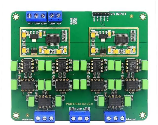Main image of Y3 parallel dual PCM1794A decoding board DAC gold-plated HiFi fever 24Bit 192kHz PCM1794