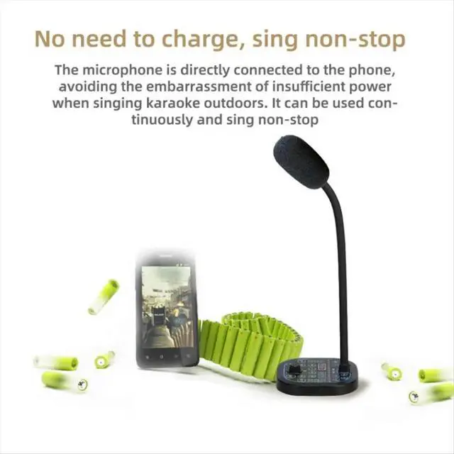 Alt view image 2 of 6 - MK100 Voice Changer,Live Voice Card Voice Changer, Handheld Microphone Voice Changer Sound Card Voice Changer