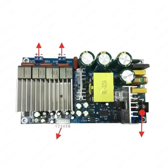 Alt view image 2 of 3 - TPA3255 Fever HIFI Digital Power Amplifier Board Module Class D High Power 2.0 Dual Channel Stereo 300W * 2