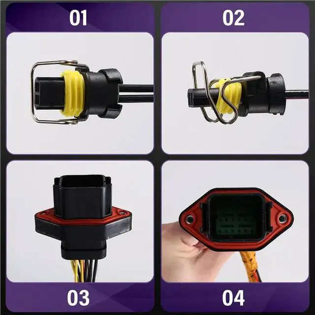 Alt view image 3 of 3 - Fuel Injector Wiring Harness OE 546-2154 5462154 For Caterpillar