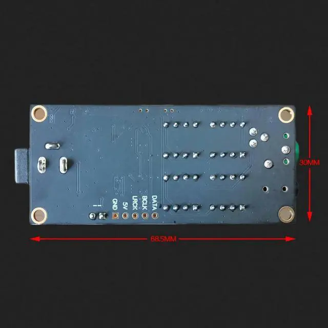 Alt view image 2 of 3 - Dual ES9038Q2M Decoding Board With JRC5532*4 OP AMP I2S Input DAC USB Italian Amanero Interface PCM768KHz DSD512