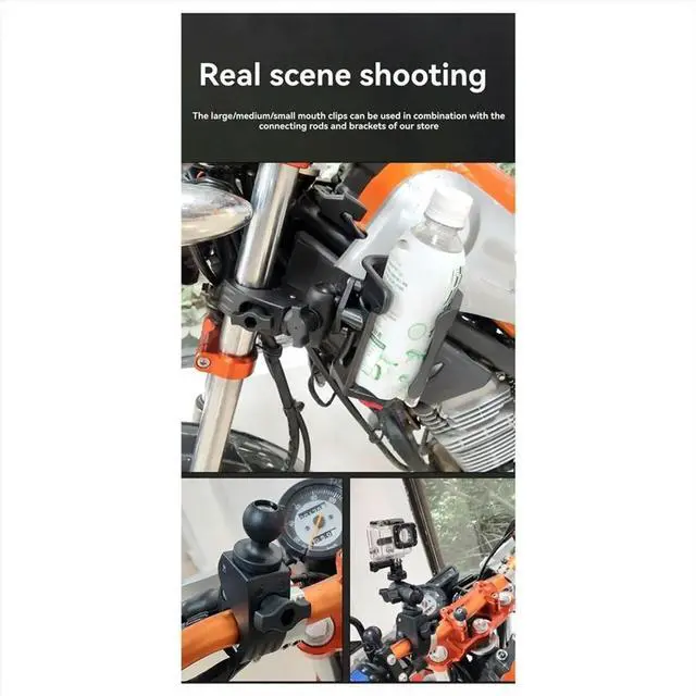 Alt view image 3 of 6 - 1.5 Inch Ball Head Super Clamp Holder for 27-76mm Tube Sizes Super on Sale for Car Industry Rail Rods for Gopro