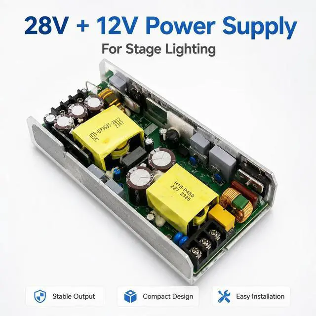 Alt view image 2 of 3 - HCJ-UP300 28V 12V Power Supply Board for Mini 230 LED Moving Head Light Stage Lighting Spare Part