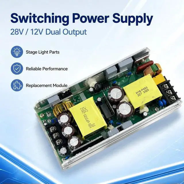 Alt view image 3 of 3 - HCJ-UP300 28V 12V Power Supply Board for Mini 230 LED Moving Head Light Stage Lighting Spare Part