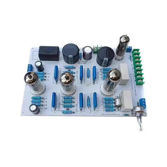 Alt view image 2 of 3 - Reference Malan M7 Vacuum tube Preamplifier Board Tube Rectifier 6N2+6N6 Preamp Circuit Board PCB