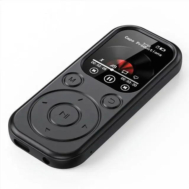 Main image of 1.8" MP3 Player Type-C Bluetooth Compatible Touch Keys Music Stereo with HiFi Speaker FM Radio Recording E-Book