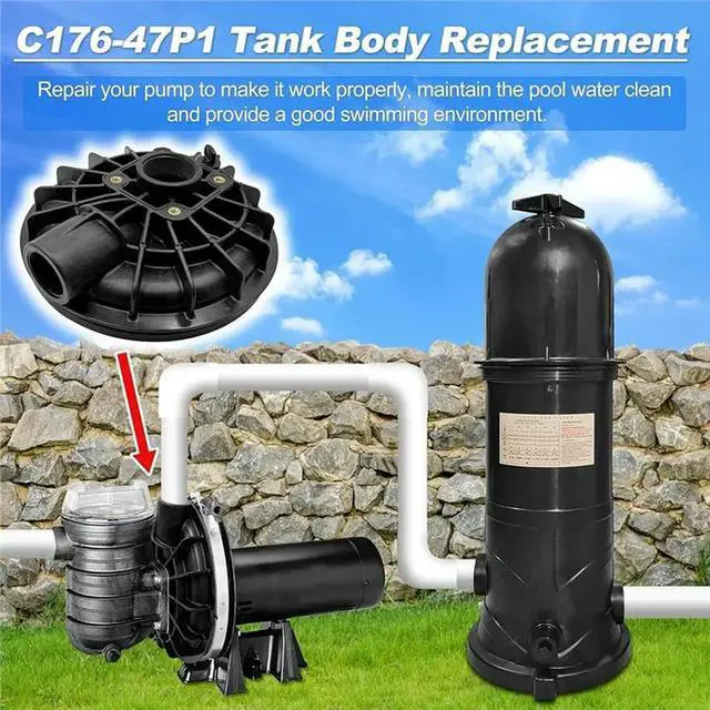 Alt view image 2 of 3 - C176-47P1 Tank Body Replacement For Sta-Rite Full Rate And Up-Rate Max-E-Glas/Dura-Glas Series C20-123 Suction Gasket