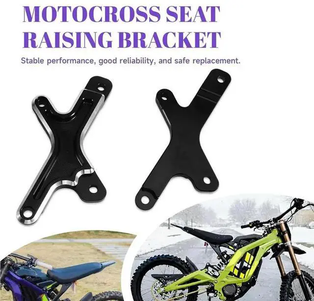 Alt view image 2 of 3 - For Sur-Ron For Surron Light Bee S X Ebike Motocross Seat Raising Bracket Aluminium Kit For Dirtbike Enduro Motorcycles