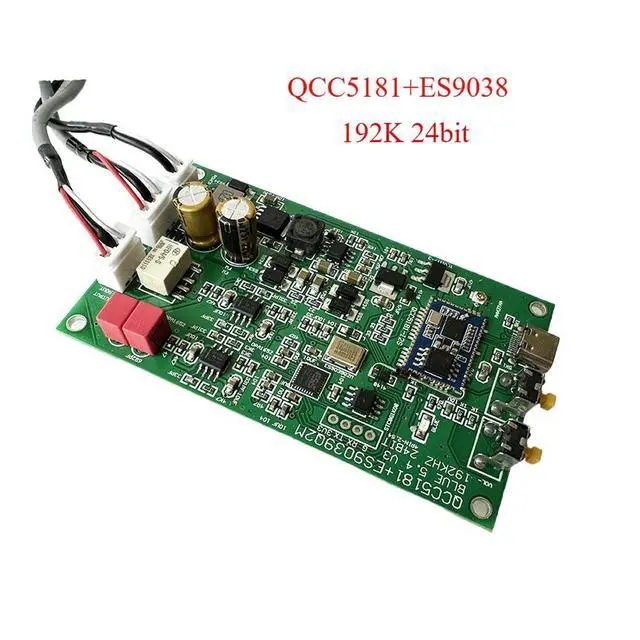 Alt view image 2 of 3 - Bluetooth 5.4 QCC5181+ ES9039 DAC Lossless Receiver Module with Volume Button Antenna 24bit 192K LDAC APTX HD DC6V-24V