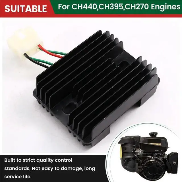 Alt view image 2 of 6 - 18 Amp Voltage Regulator for Kohler 17 403 07-S, 1740307S, 1740307-S CH440, CH395, CH270 Engines