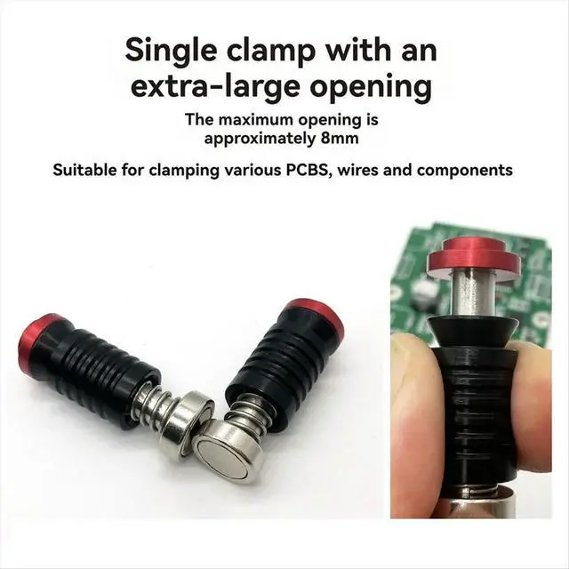 Alt view image 2 of 6 - Universal PCB Board Holder Fixture Soldering Platform with Magnetic Pins Groove Fixed Clamp for Circuit Board Soldering