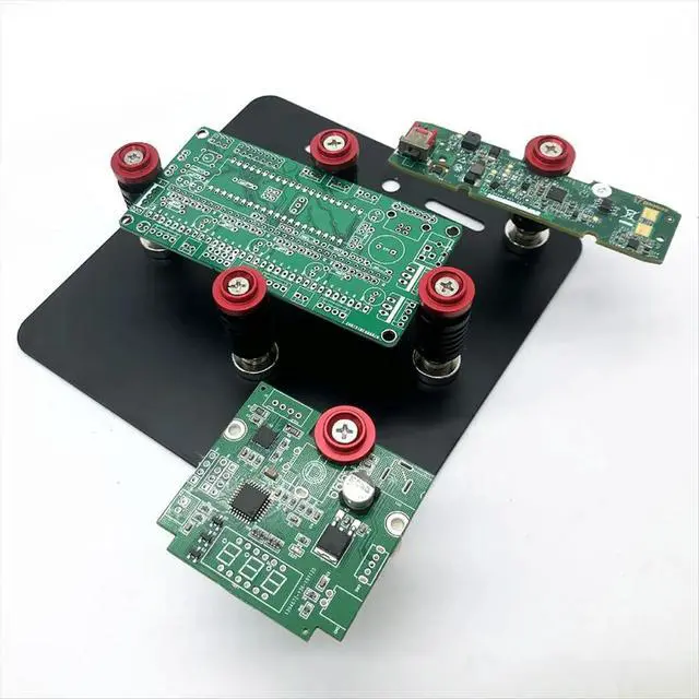 Alt view image 3 of 6 - Universal PCB Board Holder Fixture Soldering Platform with Magnetic Pins Groove Fixed Clamp for Circuit Board Soldering