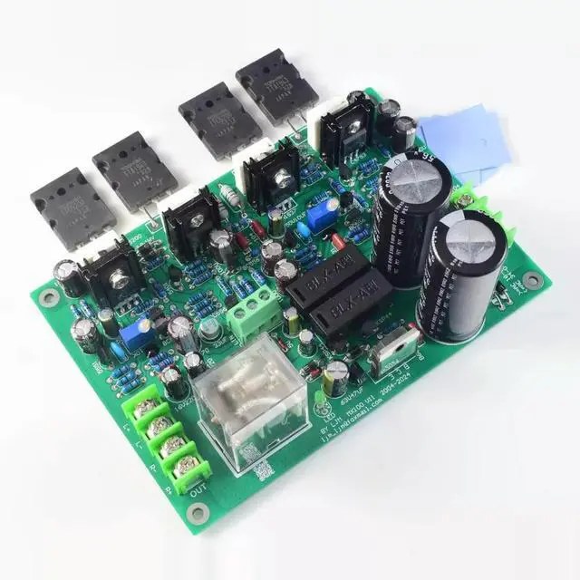 Alt view image 2 of 3 - MX100 power amplifier, two-channel integrated board, with filter power supply, with its own speaker protection