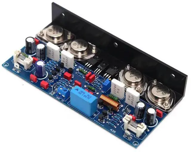 Alt view image 3 of 3 - A35 HiFi Amplifier Board l Sealed Tube Fully Discrete High power Pure Post Amplifier Board Adjustable Class A Amp Board