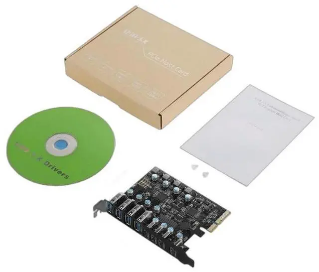 Main image of High-speed 20Gbps PCIE X4 To USB 3.2 Expansion Card for Desktop - 4 Type-A and 4 Type-C USB Ports