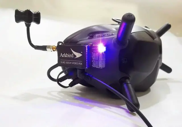Alt view image 2 of 3 - 5.8G 5.8ghz 8CH Video Receiver For FPV Video glasses HD to analog signal modification module