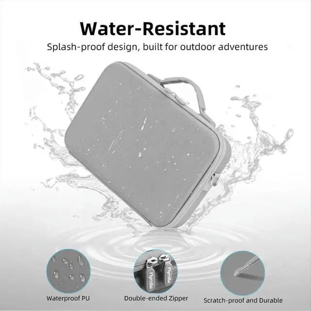 Alt view image 2 of 6 - Carrying Case Travel Shoulder Bag for X5 Camera Accessories Bag PU Handbag Box