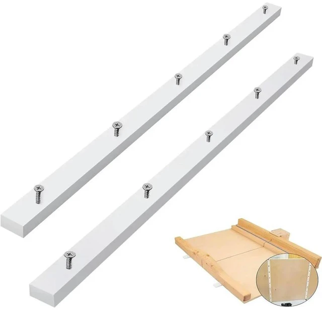 Main image of 4Pack Crosscut Sled for Table Saw,Miter Slot Runners,UHMW Miter Bar with Predrilled Holes & Screws Ideal for U Tracks
