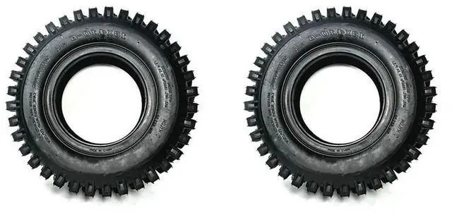 Main image of 2Pcs 13X4.10-6 Tubeless Off-Road Tires Thickened Treads For Snowplows, ATV , Lawnmowers, And Sightseeing Vehicles 150Mm