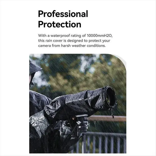 Alt view image 3 of 3 - Waterproof Camera Rain Cover Profession Protection Rainy Weather Humid Area Snowy Condition Protect for
