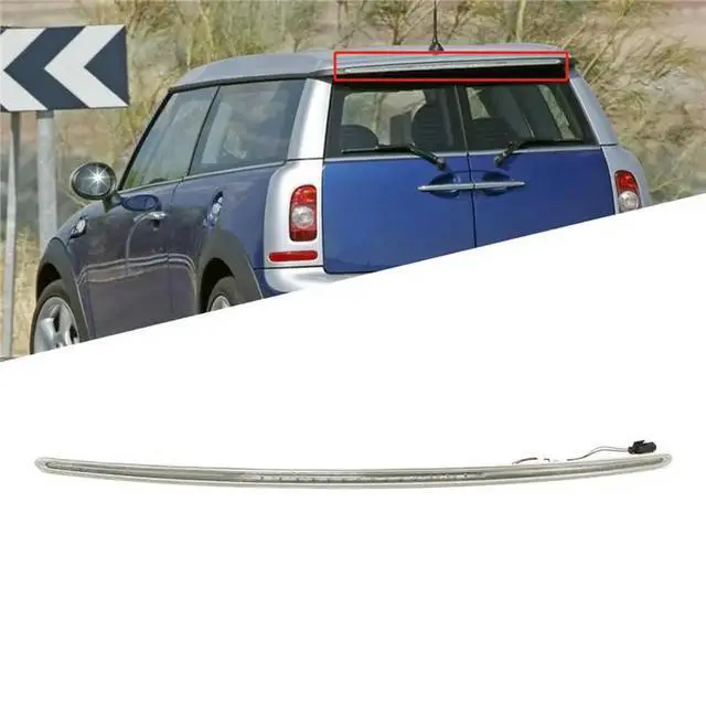 Alt view image 3 of 3 - Rear High Mounted Brake Light LED Tail Light 3RD Third Stop Lamp 63252755613 For Mini Clubman R55 LCI 06-14 Car White