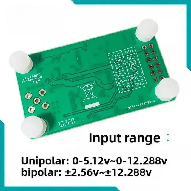 Alt view image 3 of 3 - ADS8681 16Bit 1Msps SAR ADC Module Single and Bipolar 2.56-12.288V Input