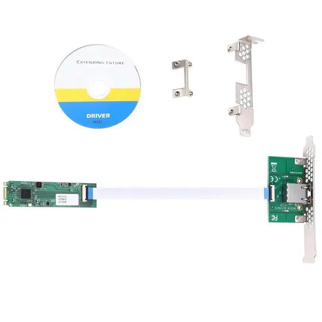 Alt view image 3 of 3 - M.2 B+M KEY to 5Gbps Gigabit Network Card Single Port Wired Network Adapter RTL8126 Chip for Win7/8/10