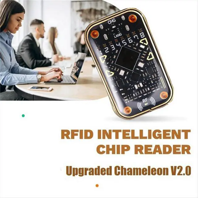 Alt view image 2 of 3 - Chameleon V2.0 RFID Chip Reader+UID Keychain Restart Card Emulator 125K 13.56M IC ID Decode NFC Duplicator